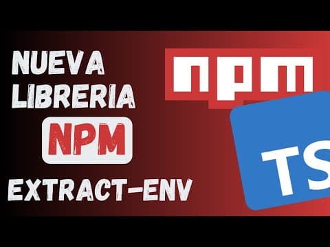 Librería extract-env: Herramienta de Escaneo de Variables de Entorno en Node.js y TypeScript 🚀