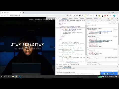 Sitio Web con React JS ● Creando mi | PORTAFOLIO WEB |
