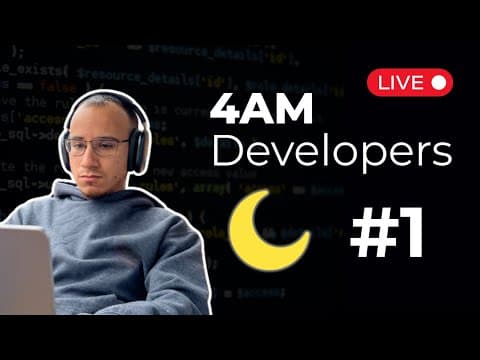 4AM Developers #1 – Una hora para construir lo tuyo 🚀